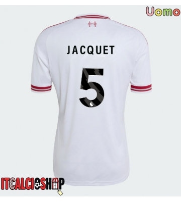 Liverpool Jeremy Jacquet #5 Seconda Maglia 2026-27 Manica Corta